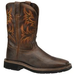 Justin Boots Stampede Square Toe (Men's) | Available now at ShoeMall